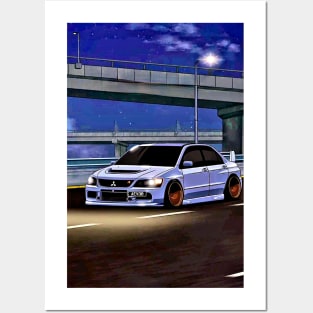 Cartoon Evo8 Posters and Art